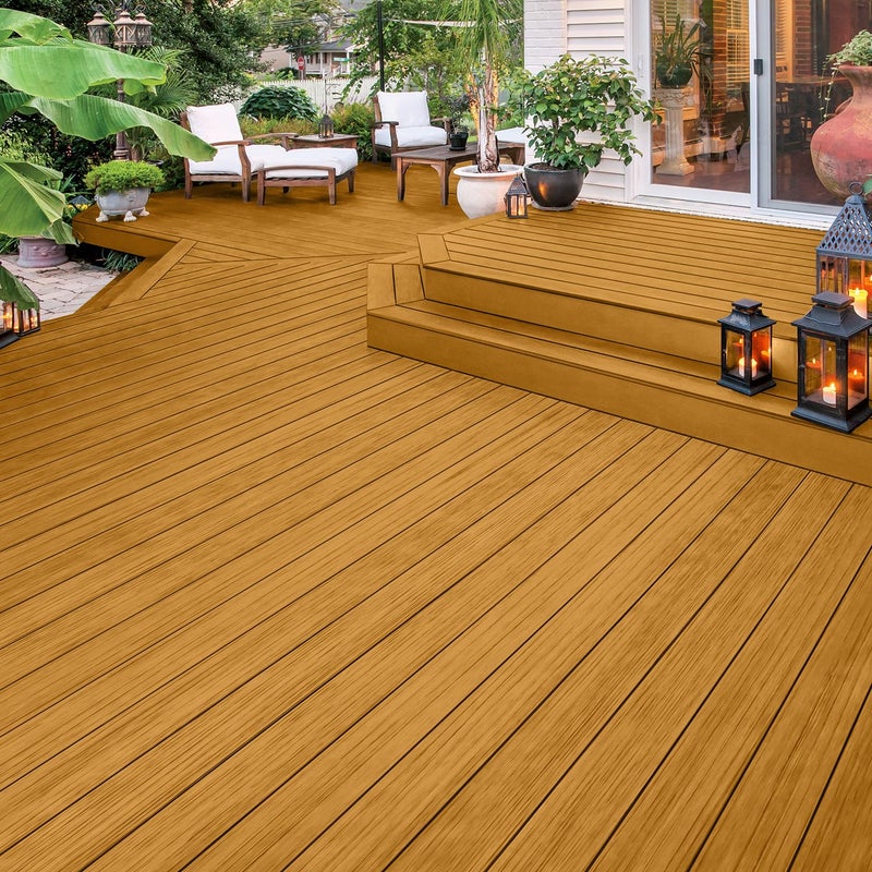 Olympic Maximum 1 Gal. Redwood Transparent Exterior Stain and Sealant in One Low VOC - Image 4